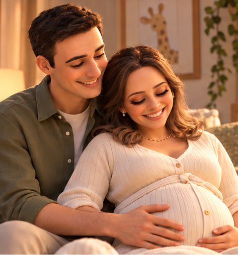 Thiago e Laura esperando o bebê